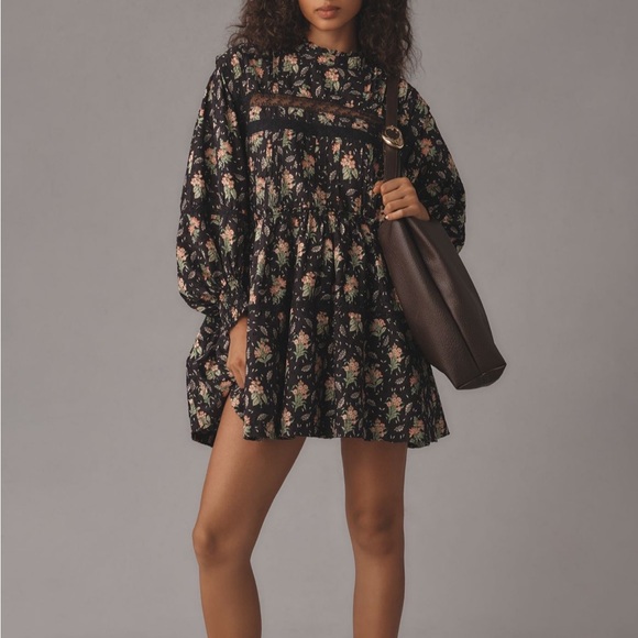 Pilcro mockneck swing mini dress - Picture 3 of 3